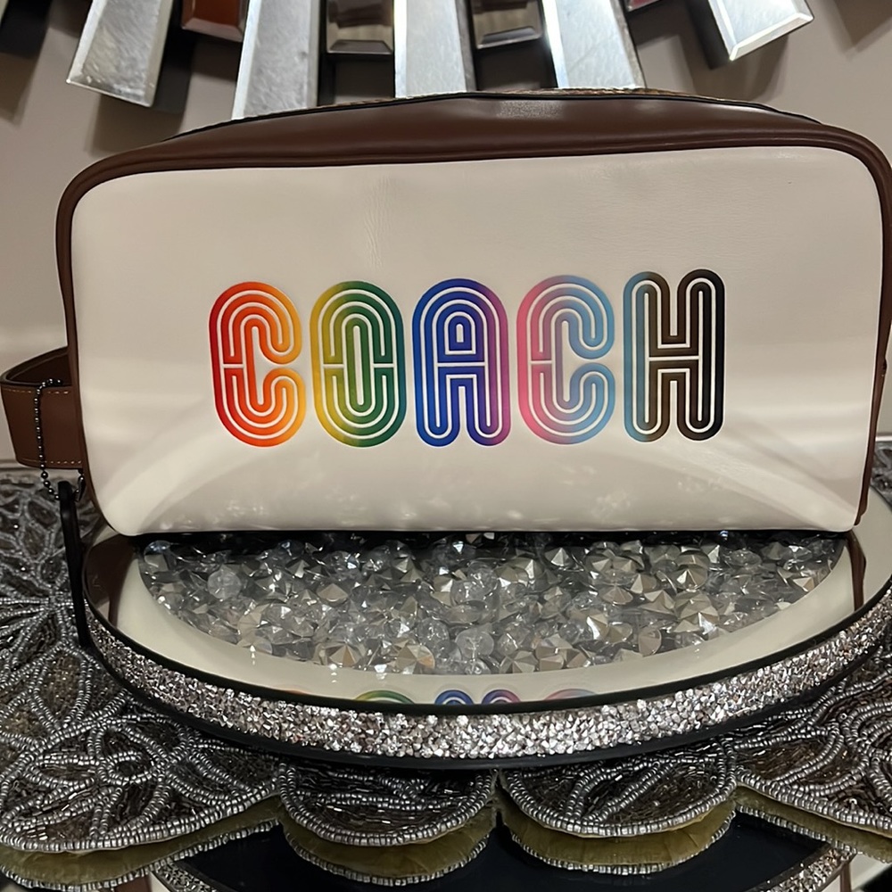 NWT Coach travel kit bag